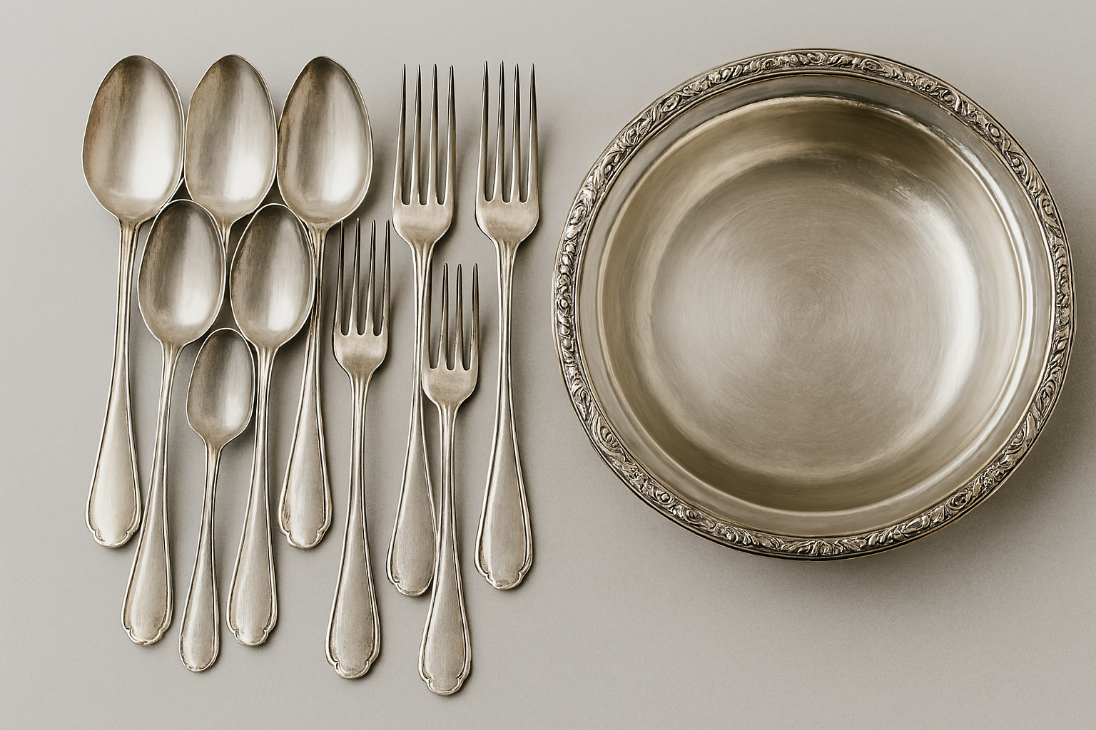 Silberbesteck