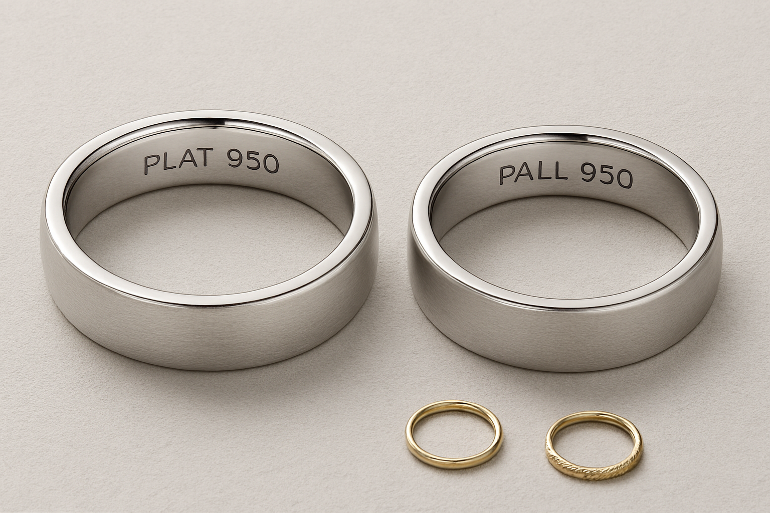 Platin- und Palladiumschmuck